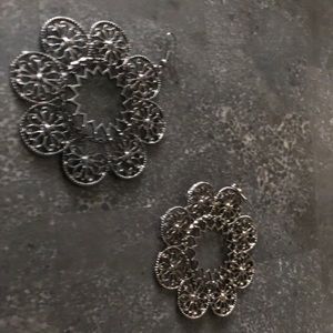 Gunmetal Earrings from Express